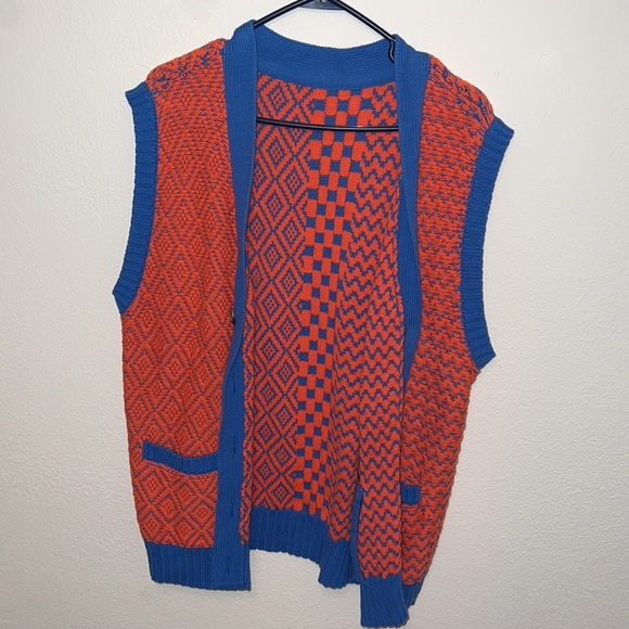NEW Urban Outfitters ONE OF A KIND factory sample sweater vest - Picture 3 of 6